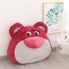 Cartoon Strawberry Bear Pillow Hand Warmer Office Air Conditioning Nap Blanket 3-in-1 Large Plush Cushion