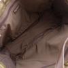Chanel Tote MM Tote Bag A15991 New Travel Line Khaki Nylon Canvas Women Used
