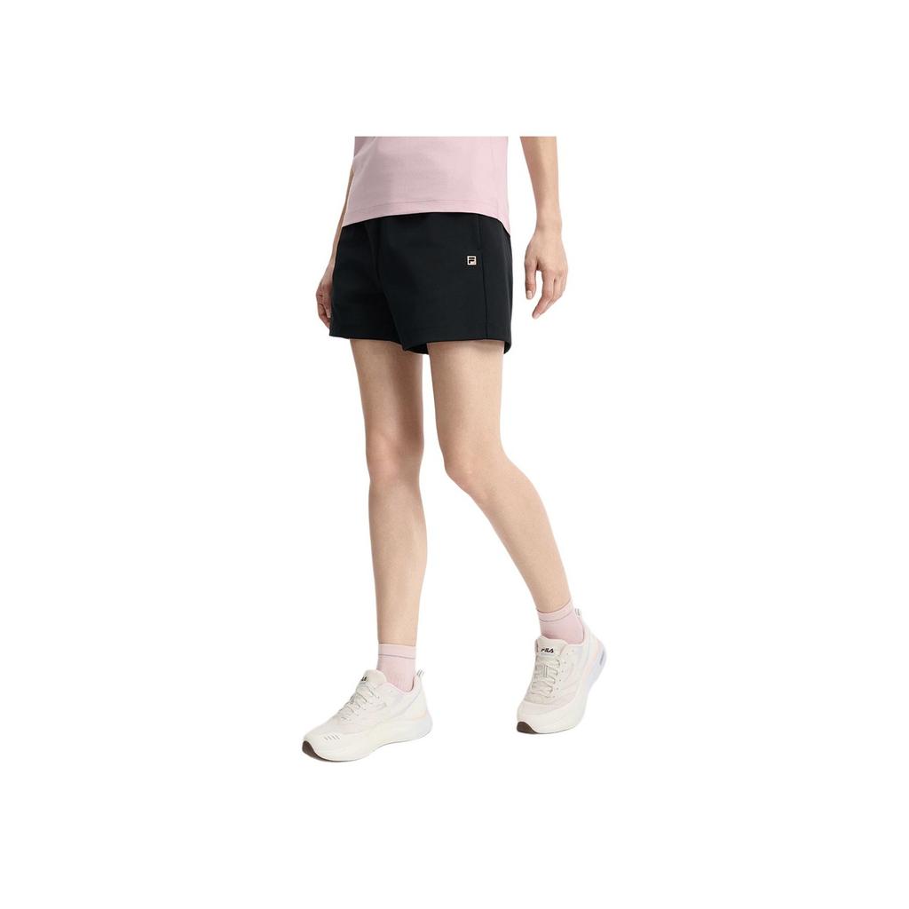 New FILA Fitness Series SS25 Casual Shorts Women's Black A11W531609F-BK