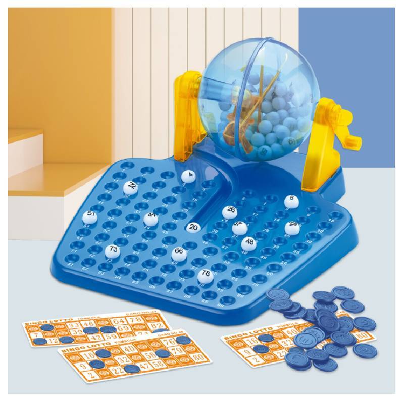 Mini Lottery Machine For Kids With Interactive Bingo Game Playful Toy For Family Entertainment