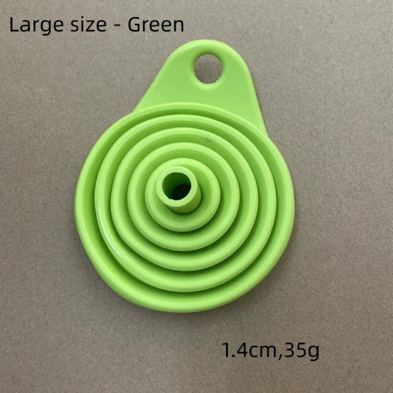 1/3/5/10 pcs S L Folding Silicone Funnel for Filling Bottles Kitchen Silicone Funnel Collapsible Kitchen Gadgets Oil Filler