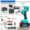 High Torque Brushless Rechargeable Electric Impact Wrench for Scaffolding, Woodworking, and Auto Repair