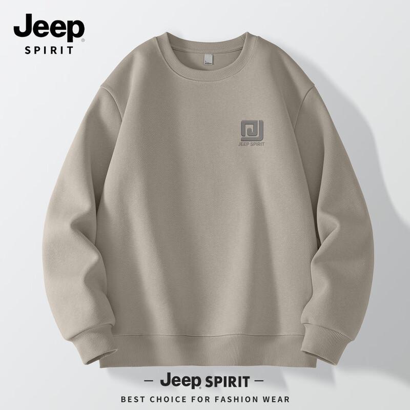 

JEEP SPIRIT Men s Loose Fit Pullover Sweatshirt 2XL