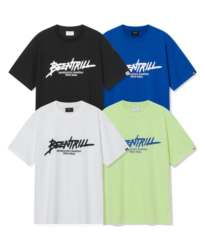 BEENTRILL True Real Script T-Shirt (Neon Yellow)