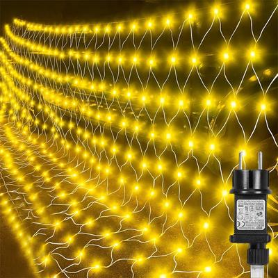 3X2M Safe Voltage LED Net Mesh Fairy String Light 200 LED Trees Bushes LightGarden Hanging Net Light Wedding Party Garland Light