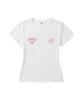 Deomopeuhauseu Morf Heart Slim Fit Short Sleeve T-Shirt Ivory