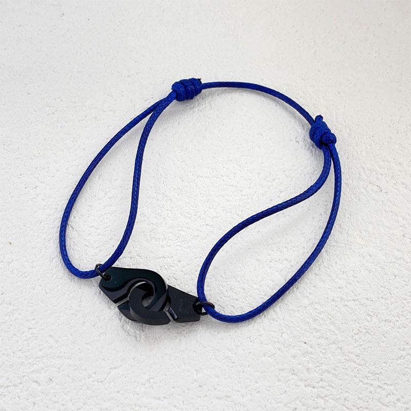 Adjustable Red Wax Rope Bracelet - Non-Fading Handcuff Style for Men and Women