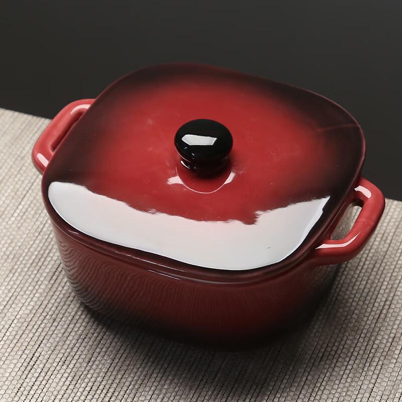 Ceramic Lidded Soup Stew Pot (Set of 2)