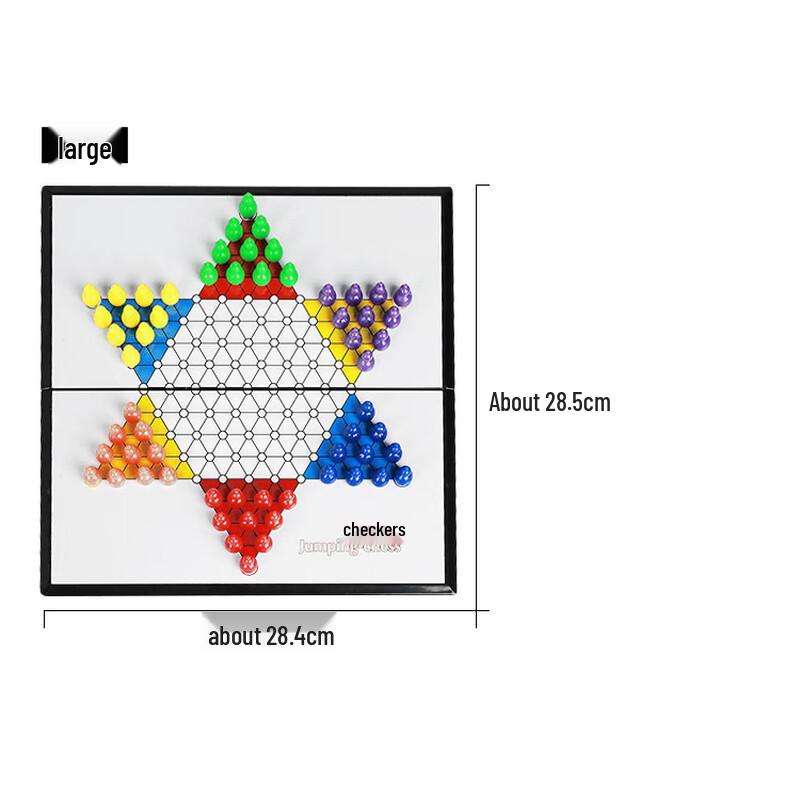 Brangdy Magnetic Foldable Checkers Game