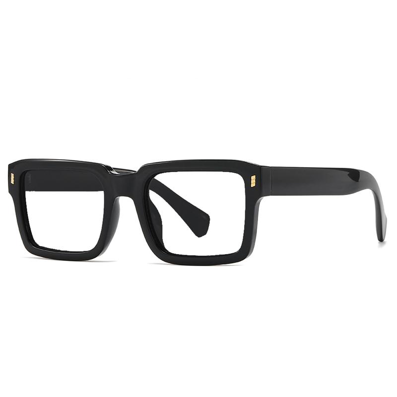 

Men s Women s Fashion Square Myopia Hyperopia Glasses Photochromic Optics Prescription Glasses Anti Blue Light Filter Glasses Single Version&1.56&Anti Blue Ray чорний