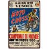 Scooter Metal Wall Art, Retro Moped Poster Sign 20x30cm