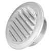 Ventilation Pipe Cover Flat Grille Duct Vent Hood 304 Stainless Steel 125mm Diameter Windproof Insectproof