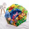 1 Auto Open Winnie the Pooh, Tigger Themed Colorful 8 rib Portable Umbrella for Men and Women, A Compact Commuting Companion Suitable for Da