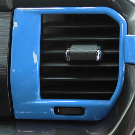 Center Console Side Air Vent Outlet Cover For Ford F150 -22 Light Blue US