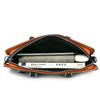 Men's Genuine Leather Briefcase with Litchi Grain, Cowhide Handheld Laptop Business Bag for Daily Commute