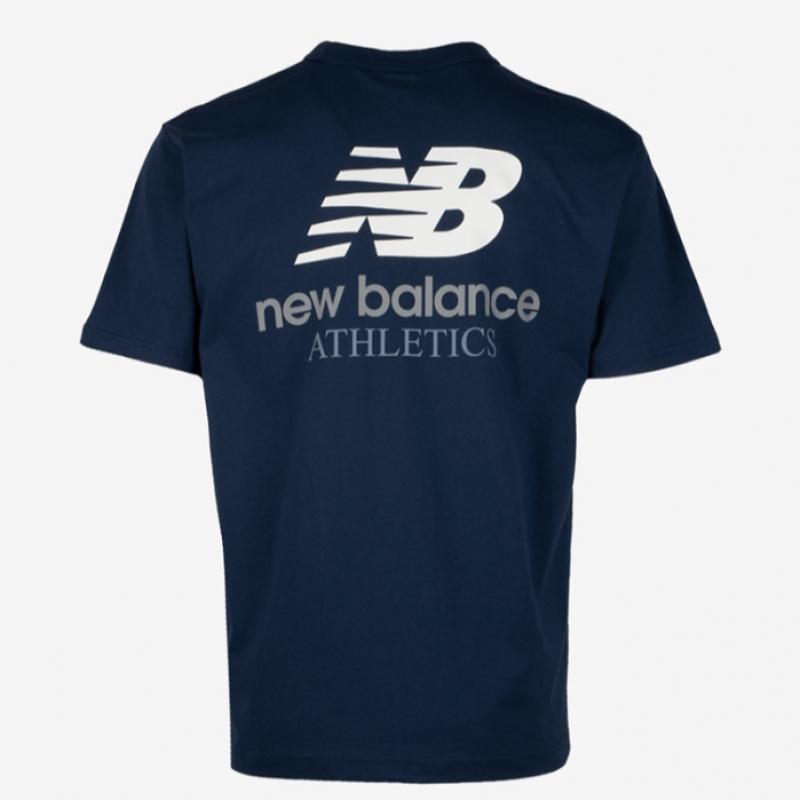 New Balance T-shirt Manches Courtes New Balance Galleria Athletics Remastered Marine S50159