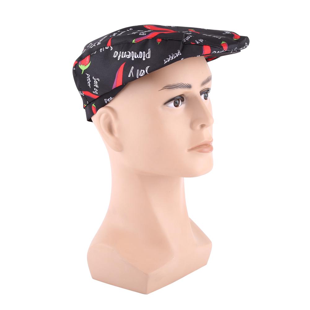 

1Pc Fashion Men Women Chef Hat Catering Baker Attendant Kitchen Cook Duckbill Beret Golf Caps