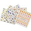 Hot Stamping Nail Stickers, Waterproof, Laser Design, DIY Nail Stickers, Nail Decoration, Nail Stickers, Party Decoration
