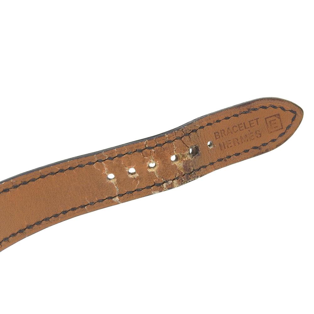 Hermes Cape Cod Watches CC3-510 2 Zones / Do Zones SilverDial Stainless Steel/leather Quartz Analog Display Unisex Used