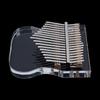 Transparent Kalimba Acrylic Finger Pianos 17 Keys Thumb Piano with Letters and Notes Musical Instrument Gifts for Girls