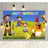 Green Grass Farm Theme Party Decoration  Background La Granja De Zenon Backdro Photo Backdrop Kids 1st Birthday Baby Shower
