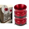 1 Pair NAB Hub Adapters Aluminum Alloy 1Celsius4 10 Inch Opener Nab Adapters Professional   Loading Device with Lock for Reel To Reel Tape Rec