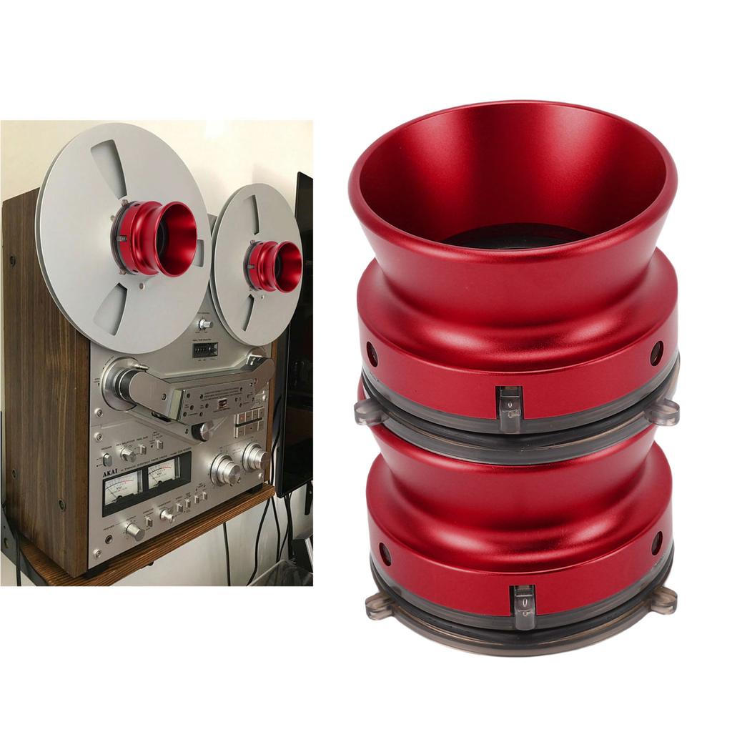 1 Pair NAB Hub Adapters Aluminum Alloy 1Celsius4 10 Inch Opener Nab Adapters Professional Loading Device with Lock for Reel To Reel Tape Rec