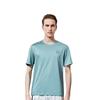 Li Ning T Shirts Men's Teal Blue Water Crew Neck Moderate Straight Fit ATSR209-7