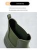 Women's Non-slip Martin Rain Boots - Wear-resistant, Fashionable Short Boots with Thick Rubber Soles for Grocery Shopping
