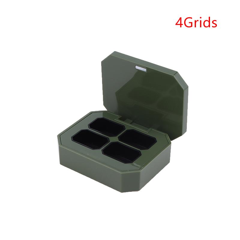 

4/6/9/12 Grids Portable Plastic Square Nail Polish Palette – Reusable Storage Case for Nail Art Painting and DIY Glue Mixing