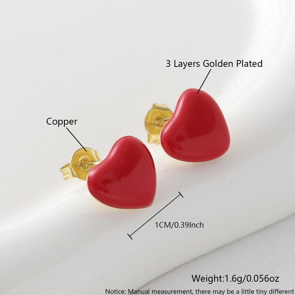 Four-leaf Clover Heart Ice Cream Cone Denim Boots Earrings Unique Design Earrings
