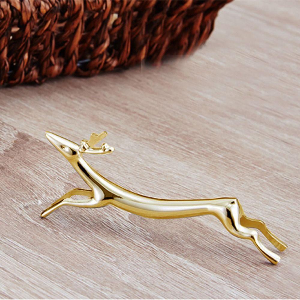 1Pcs Cat Dog Deer Design Chopstick Holder Zinc Alloy Fork Storage Holder Art Craft Table Decoration