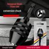 Three-Jaw Quick Drill Chuck Converter: Converts 0.3mm-6.5mm Twist Drill Bits for Electric Drills.