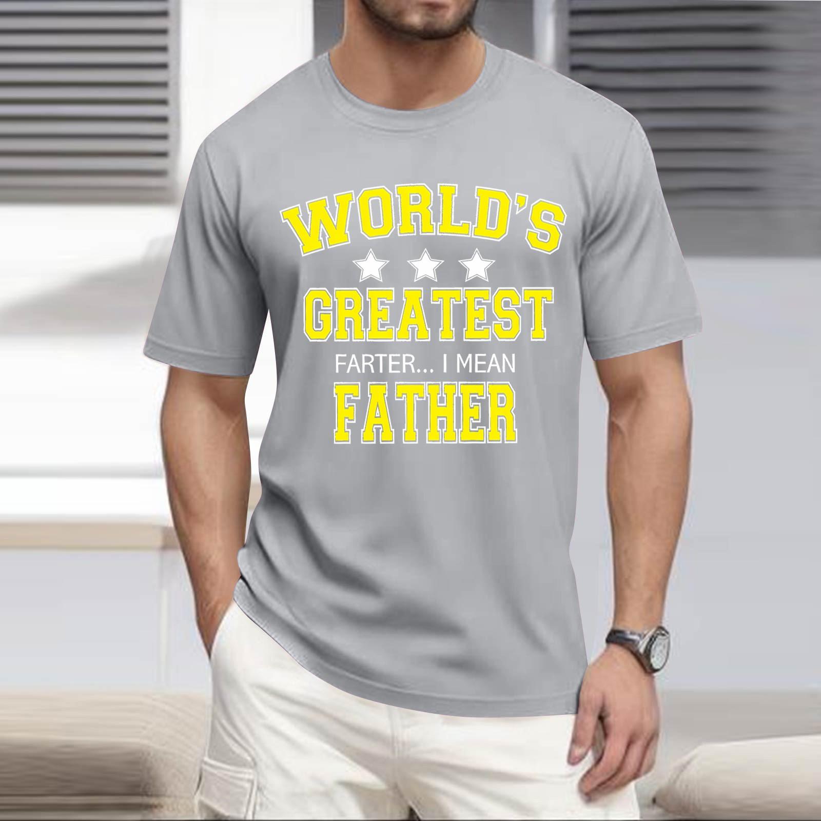 

Летняя мужская популярная футболка с круглым вырезом и коротким рукавом с принтом M