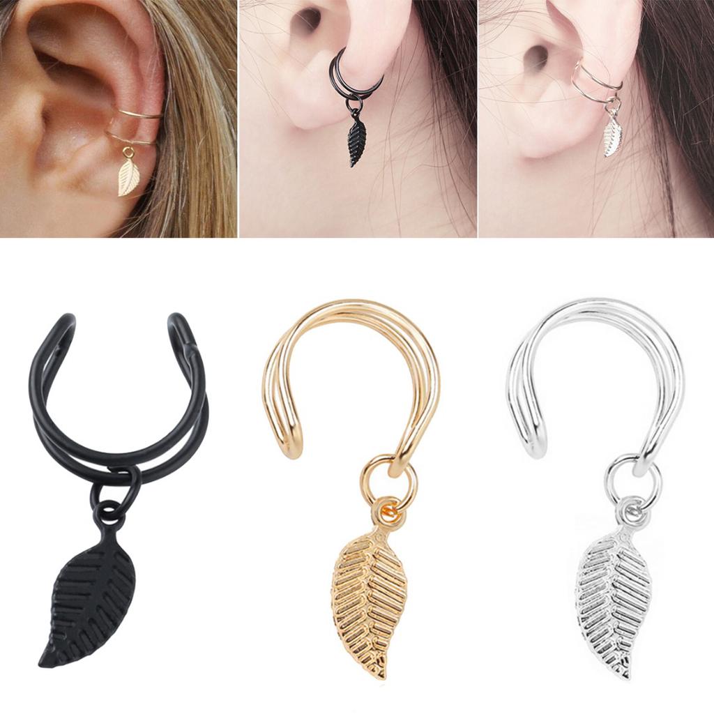 Fake piercing Tragus cartílago Helix arete clip corazón pedrería acero inoxidable tabique set
