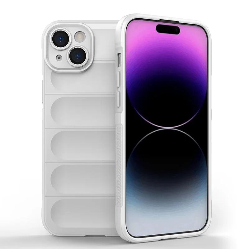 Shockproof Matte Armor Case For Apple iphone 16 15 14 11 12 13 Pro Max Plus Phone Soft Non-slip Skidproof Protective Cover