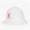 Kangol K3407 White Bermuda Casual Big Logo Bucket Hat