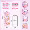 Set of 4 Pinchable 3D PVC for Kids and Decorate Your Phone Reward Craft Supplies Soft, Stickers, Material, Cute, Girls, DIY, Case, Diary, Stickers,