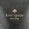 Kate Spade New York Safiano Handbag Leather Black Women Used