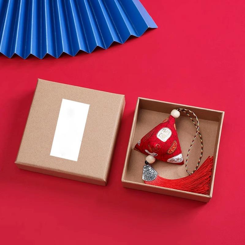 Dragon Boat Festival Mugwort Repellent Zongzi Sachet Pendant - Ideal for Company Events & Gifts