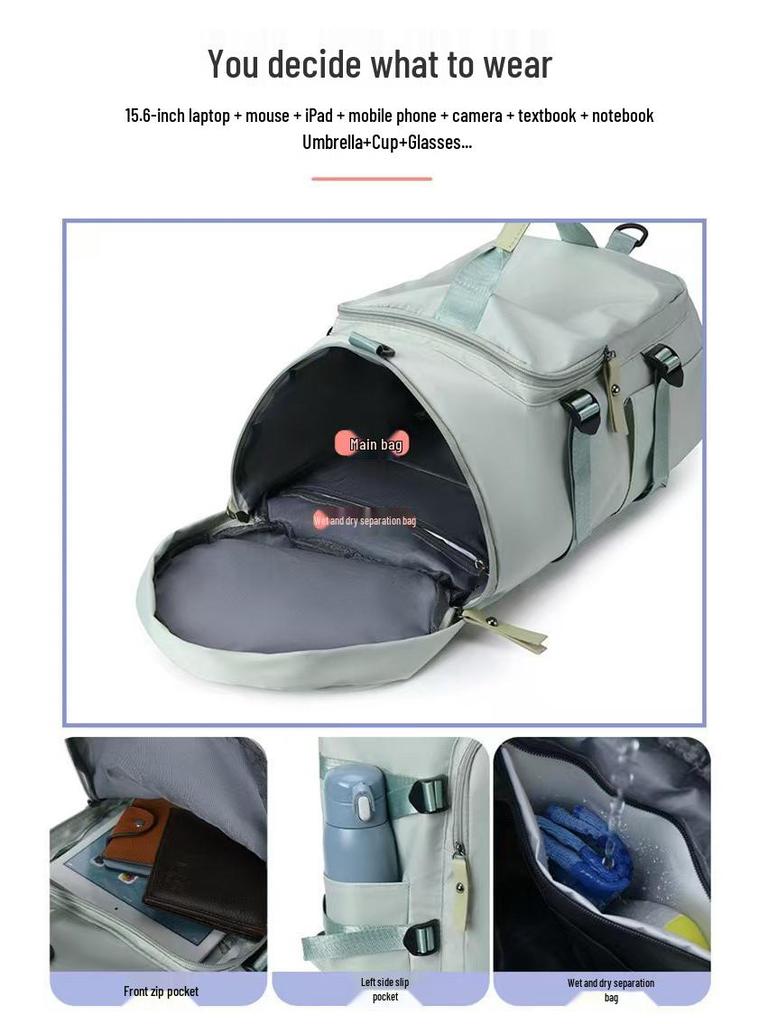 Multifunctional Oxford Cloth Travel & Fitness Bag - Large Capacity