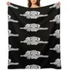 Lazy Pug Throw Blanket Blankets Ands Cosplay Anime Warm for Winter Loose Blankets