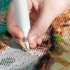 Electric Jewel Painting Pen Cordless Vacuum Jewel Art Pen Low Noise 3 Speed Adjustable Rechargeable Lightweight Pen