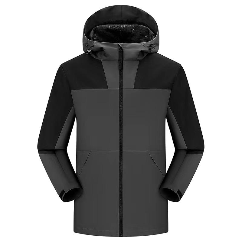 Customized Waterproof Windproof Unisex Mountaineering Jacket - Outdoor Workwear Windbreaker Outerwear