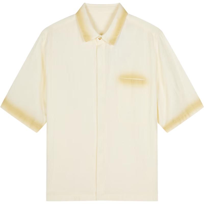 CROQUIS Men's 2024 Summer Loose Fit Short-Sleeve Shirt