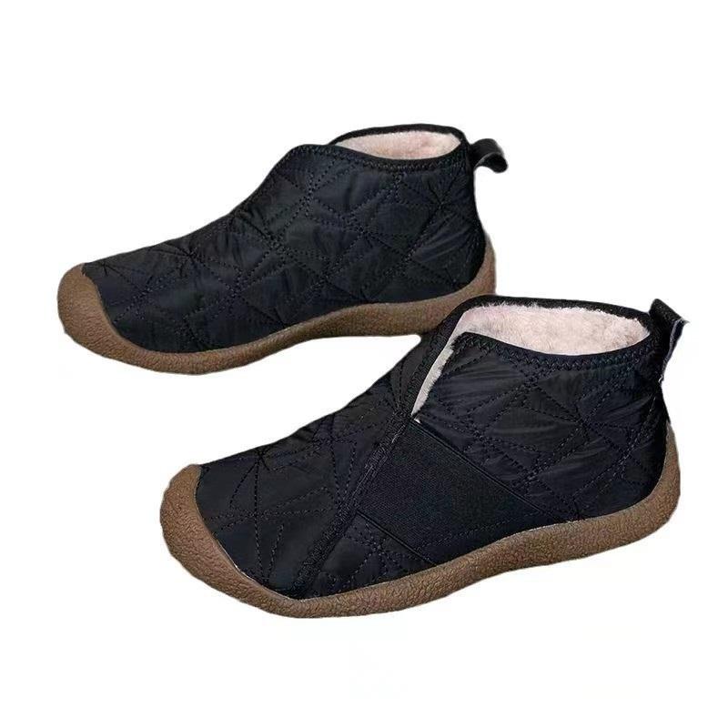 Women's Winter Soft Sole Thickened And Plush Comfortable Anti Slip Snow Boots Cotton Boots