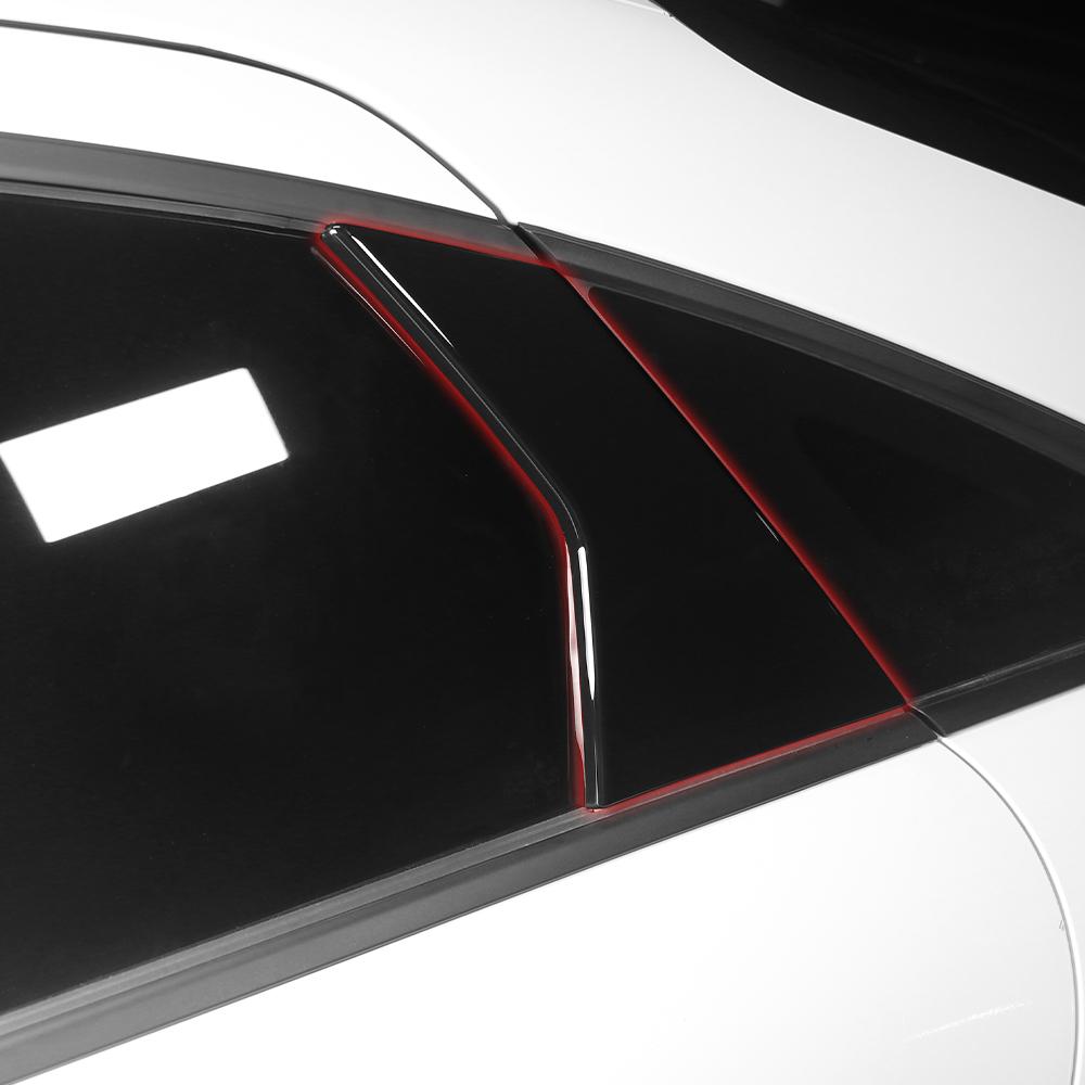 For Hyundai IONIQ 6 2023-2025 LHD RHD Exterior Window BC Pillar Decorative Cover Trim Moulding Car Modification Accessories