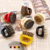 Men's Boar Bristle Beard Oil & Styling Brush for Sleek, Slicked-Back Designs