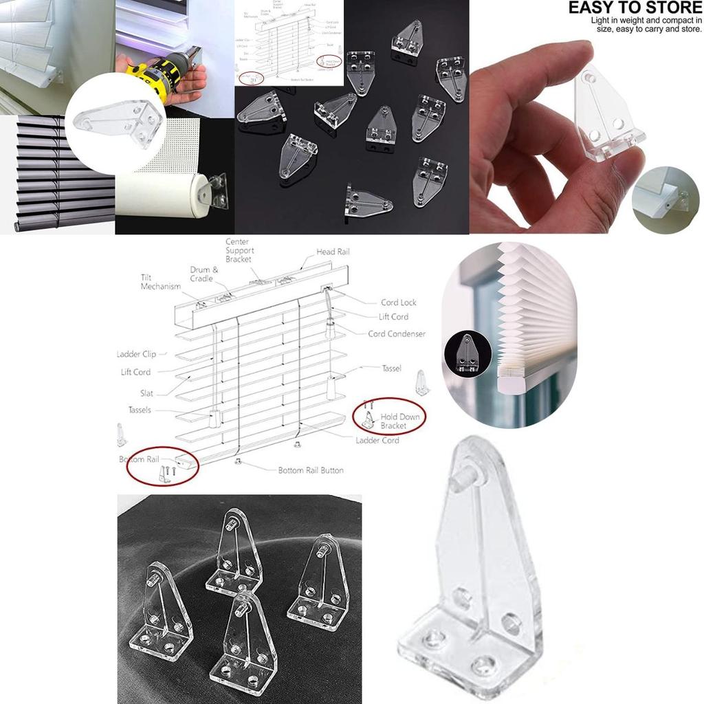 Modern And Simple 1 Inch Curtain Accessories 4-pack Blinds Positioning Hooks