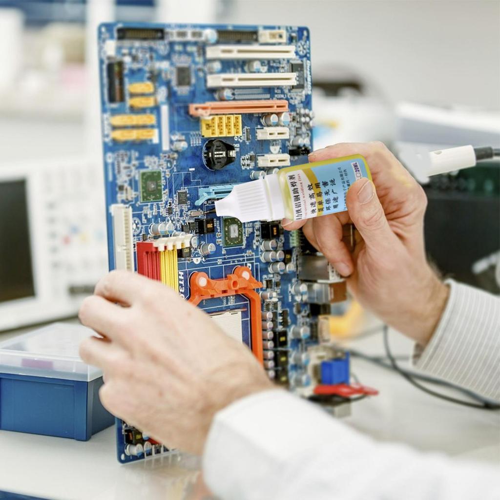 Free Cleaning Aluminum Flux 10ml/0.33oz Copper Soldering Flux Stainless Steel Flux Soldering 18650 Battery Soldering Fluid